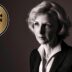 Black-and-white portrait of a professional woman in a suit with a gold circular badge reading 'Best Value Interim Manager 2026/27' on the left.