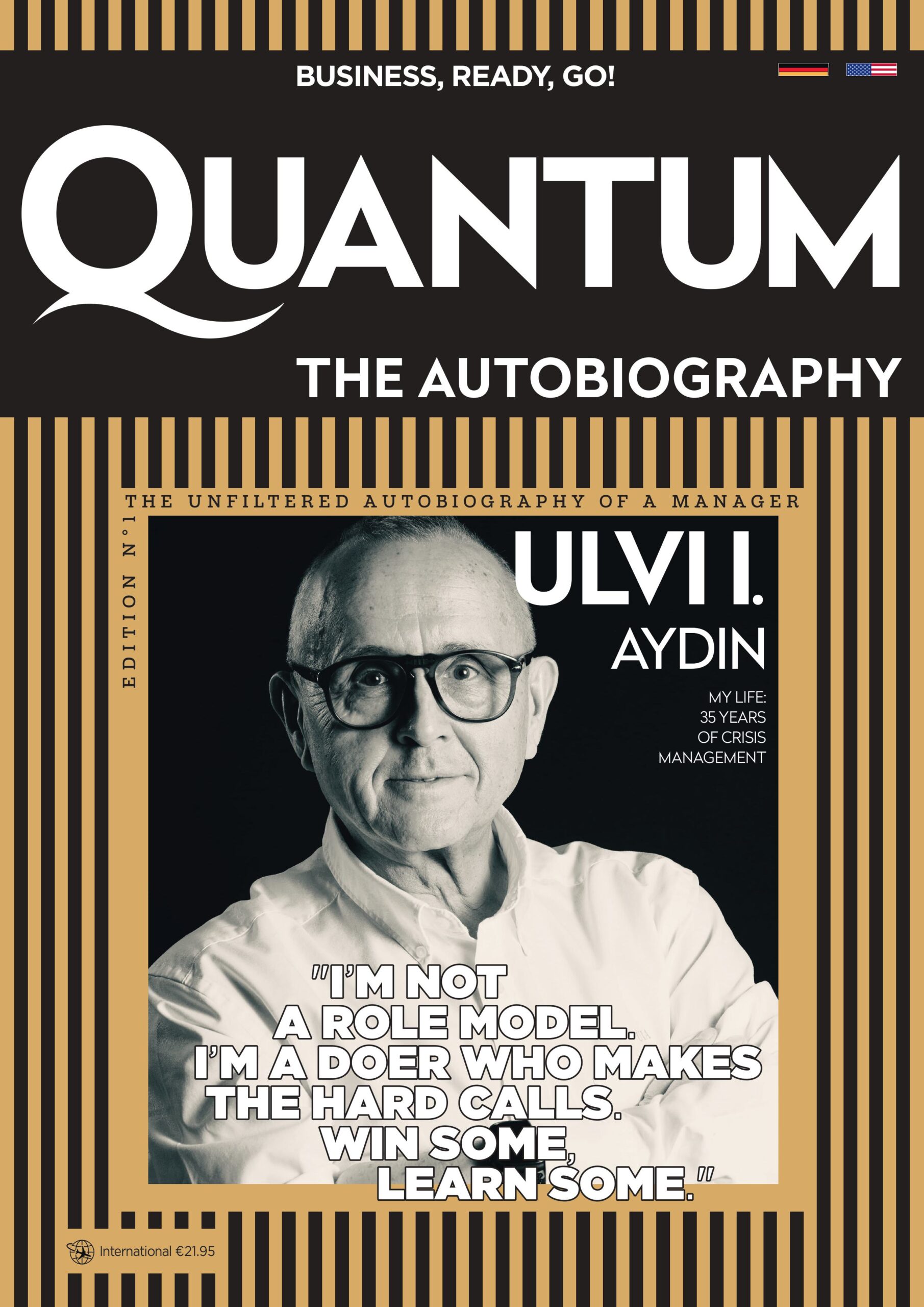Cover: QUANTUM – Ulvi I. Aydin, The Autobiography